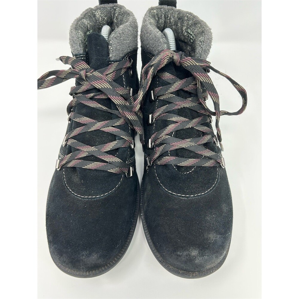 Earth Origins Womens Combat Hiker Ankle Boots Black Lace Up Lug Sole Size 11 - Picture 5 of 11